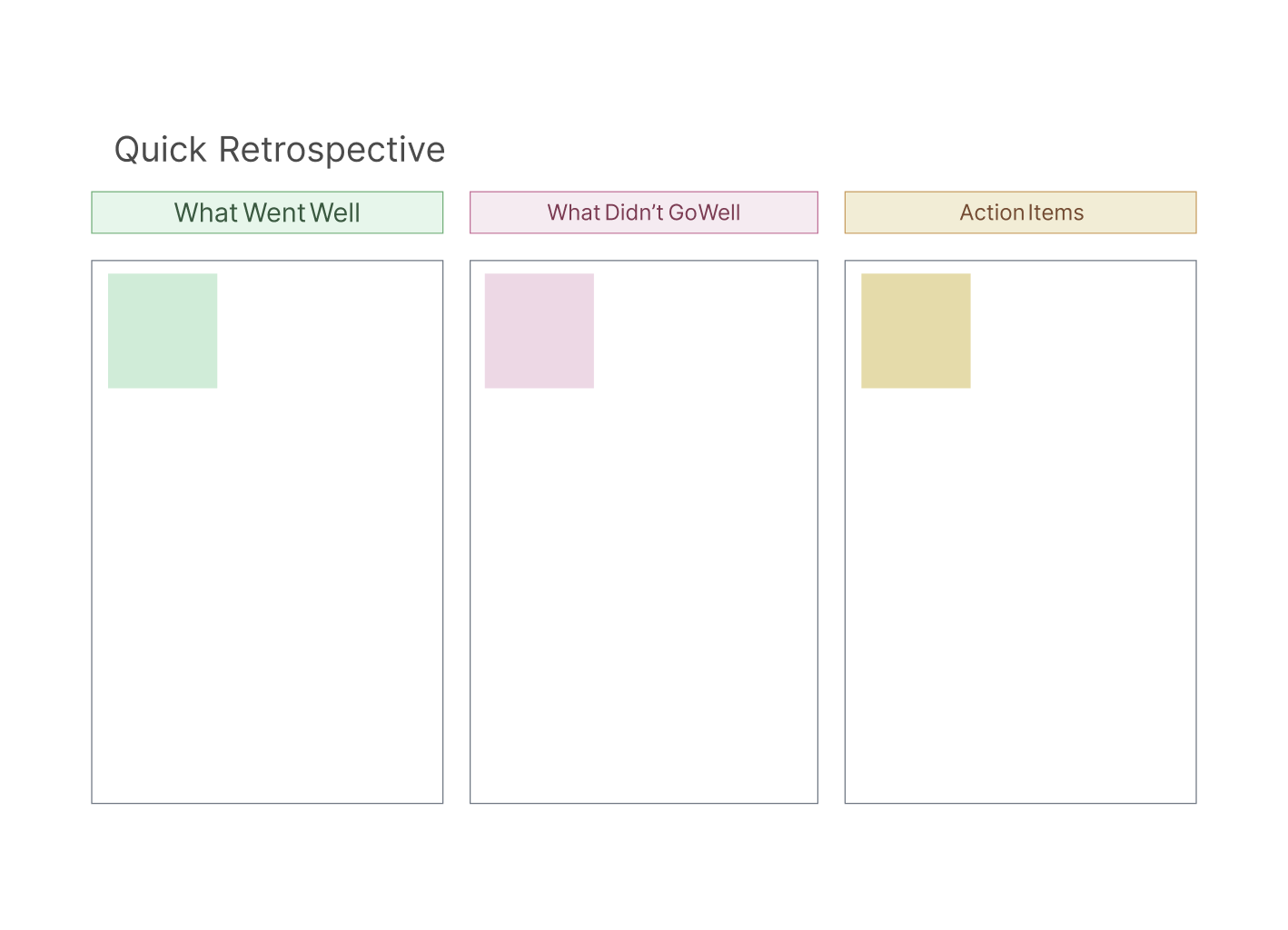 Quick Retrospective